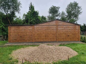 Plechová garáž 6x5 m + 3x5 m. - 3