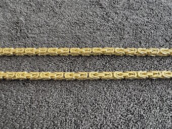 Zlata retiazka kralovsky vzor 14k 585/1000 222g - 3