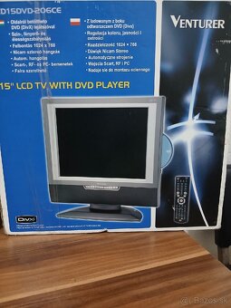 15" lcd TV with DVD player - 3