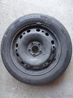 Letné pneumatiky 195/55 R15 na diskoch 4ks - 3