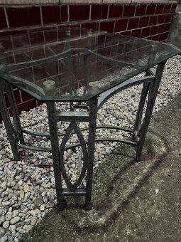 Sklenený stolík - 3