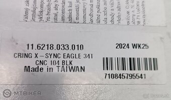 Prevodnik Sram x-Sync 34T 104 AL 11spd BLK - 3