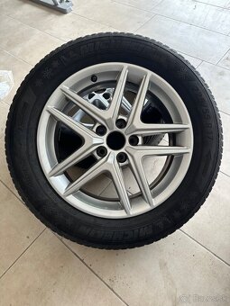 Audi elektróny 5x112 R17 + zimné pneu - 3