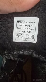 Salewa Ms Crow Gtx Wallnut Fluo Orange Turistická Obuv - 3