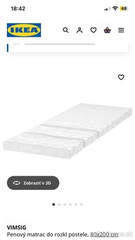 Rastúca posteľ IKEA - 3