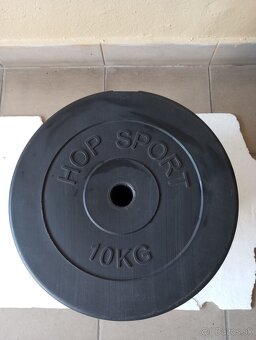Plastové/cementové kotúče  HOP-SPORT   6 x 10 kg - 3