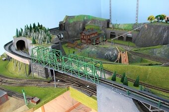 Predám modelovú železicu v mierke TT vlastnej konštrukcie. - 3