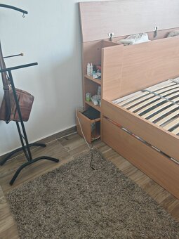 Manželská posteľ s bielizníkom - 3