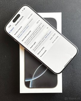 Vyměním iPhone 16 Pro / 128GB / 6,3"/ Záruka 24.měsíců. - 3