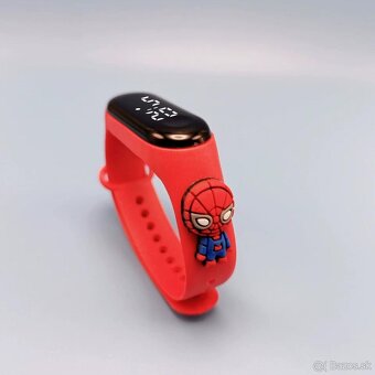 Spiderman, Iron Man, Hulk, Captain America detské LED hodink - 3