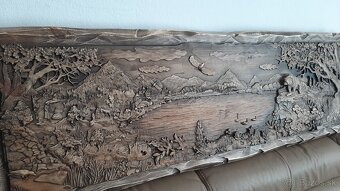 Drevený obraz 130×40 cm.hr.4.cm - 3