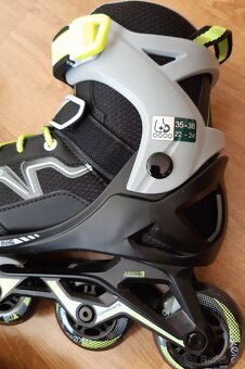 Predám detské kolieskové korčule OXELO - nepoužívané - 3