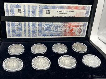 Nevydané mince Jiří Harcuba - investičné striebro 999 - 3