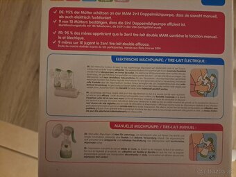 Elektrická odsávačka mlieka MAM - 3