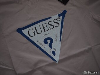 Guess pánske tričko biele - 3