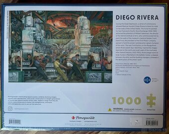 Artpiece puzzle Diego Rivera - Detroit industry 1000ks - 3