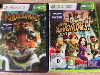 Xbox 360 + kinekt + 2 kinekt hry - 3