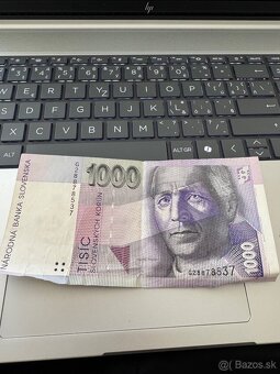 1000 Slovenských korún 1993, séria G 2 ks - 3
