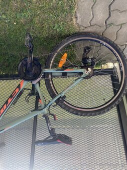 CTM TERRANO 1.0 26 detský bicykel, matná zelená/oranžová - 3
