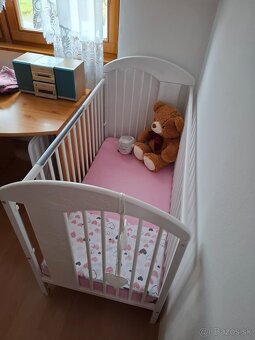 Detská drevená postieľka - 3