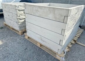 Betonový vyvýšený záhon zostavy, moduly - 3