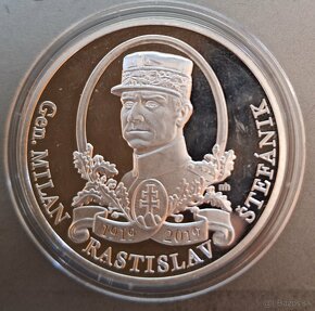 100. výročie úmrtia M. R. Štefánika - stri9rna medaila - 3