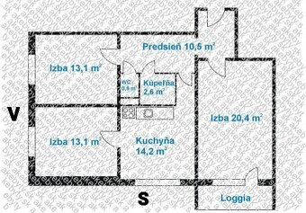 Centrum,vymena 3izb.za 1izb. - 3