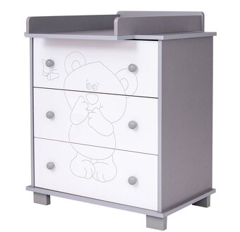 Komoda s prebaľovacím pultom - Viac fariebv - 3