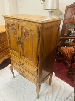 Vintage komoda, drevo, v119cm, s74cm, h42 cm - 3