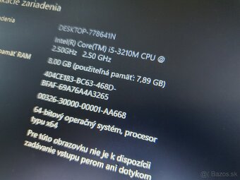 Hp Probook 6470(14palcovy 1600x900)i5/8gb ram /250gb ssd/w10 - 3