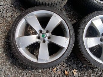 153. sada zimní alu kola 205/40 r17 5x100 Škoda - 3