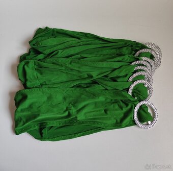 elastické mašle červené so srdiečkom - 3