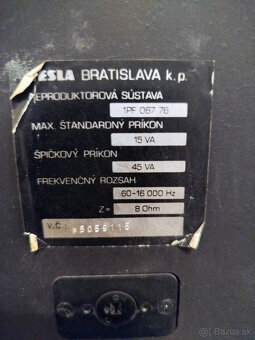 reproduktory Tesla 1PF 067 76 - 3