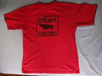 Tričko Máme rádi steaky a roštěnky - Gambrinus. - 3