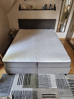 Čalúnená dvojposteľ 160 cm - 3