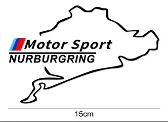 BMW ///M Nurburgring nálepka - 3