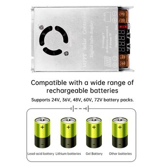 Zvyšujúci MPPT solárny regulátor 450W do 120V - 3