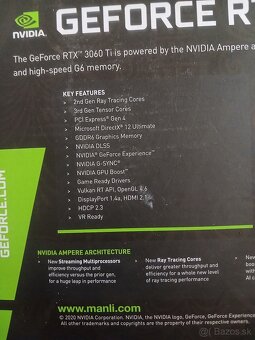 Grafická karta NVIDIA RTX3060TI 8GB - 3