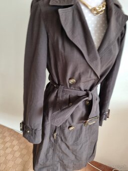 Hnedy trenčkot Zara 38 - 3