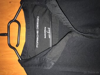 PORSCHE design originál black pánske tricko L - 3