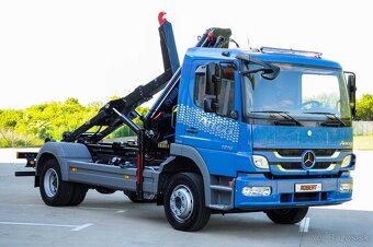 MERCEDES 1218 NOVÝ HÁKOVÝ NOSIČ KONTAJNEROV HYDRAULICKÁ RUKA - 3