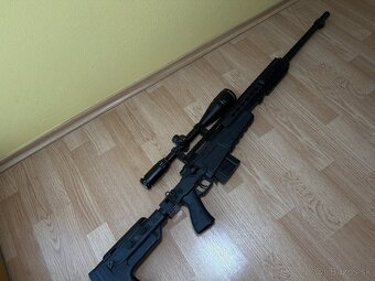 Airsoft sniper MB4411D + puškohľad a dvojnožka - 3