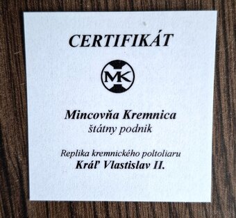 Poltoliar Kráľ Vlastislav II REPLIKA 1506 - 3