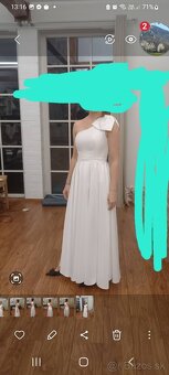 Spoločenské šaty- BIELE - 3