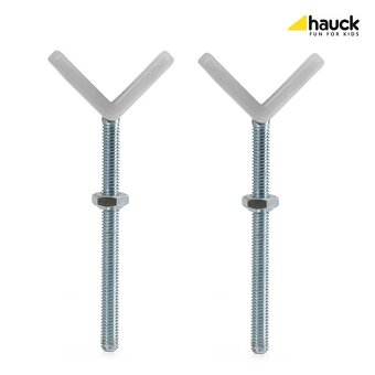 Hauck Clear Step Autoclose 2Set+9cm Dark Grey detská zábrana - 3
