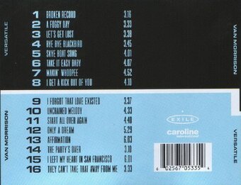 Van Morrison – Versatile (9 x CD) / NOVÉ - 3