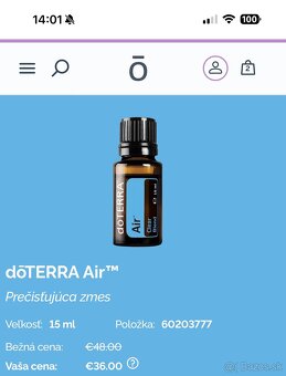 dōTERRA Air (prečisťujúca zmes), 15ml - 3