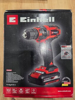 Aku vŕtačka/skrutkovač Einhell TE-CD 18/40 Li + 2x batéria - 3