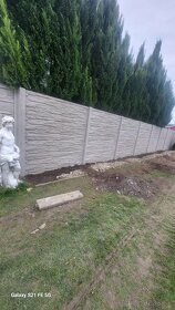 Betónový plot - 3