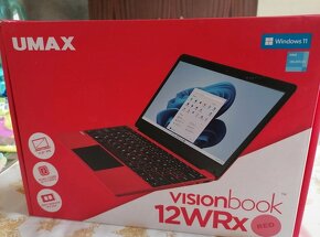 Notebook Umax VisionBook 12WRX červený - 3